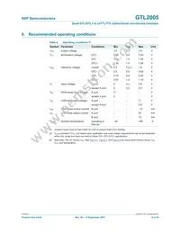 GTL2005PW Datasheet Page 6