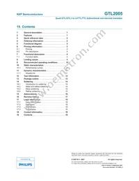 GTL2005PW Datasheet Page 19