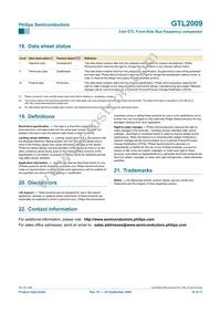 GTL2009PW Datasheet Page 16