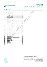 GTL2009PW Datasheet Page 17