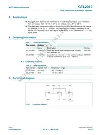 GTL2010PW/N Datasheet Page 2