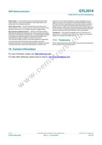 GTL2014PW Datasheet Page 18