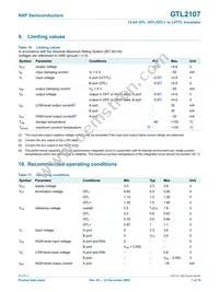 GTL2107PW Datasheet Page 7
