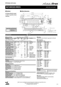 GU128X32D-D903S Datasheet Cover