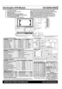 GU128X64-800A Datasheet Cover