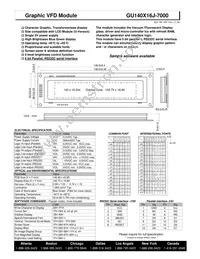 GU140X16J-7000 Datasheet Cover