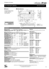 GU140X32F-D903S Datasheet Cover
