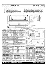 GU160X32-800A Datasheet Cover