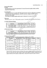 GU256X64-900A Datasheet Page 2