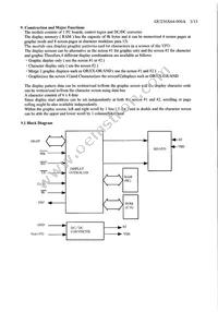GU256X64-900A Datasheet Page 4