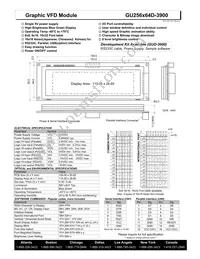 GU256X64E-3900 Datasheet Cover