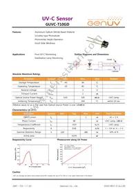 GUVC-T10GD Datasheet Cover