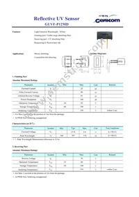 GUVF-P12MD Datasheet Cover