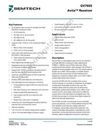 GV7605-IBE3 Datasheet Cover