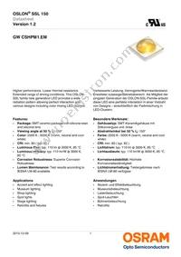 GW CSHPM1.EM-KTLP-XX58-1 Datasheet Cover