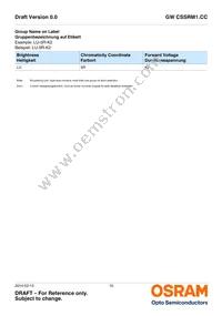 GW CSSRM1.CC-LUMQ-5R8T-1-700-R18 Datasheet Page 10