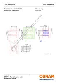 GW CSSRM1.CC-LUMQ-5R8T-1-700-R18 Datasheet Page 17