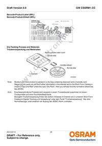 GW CSSRM1.CC-LUMQ-5R8T-1-700-R18 Datasheet Page 22