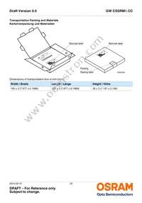 GW CSSRM1.CC-LUMQ-5R8T-1-700-R18 Datasheet Page 23