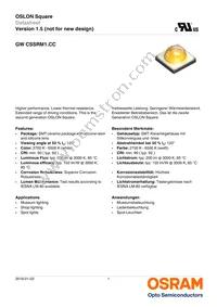 GW CSSRM1.CC-MQMS-5R8T-1-700-R18 Datasheet Cover