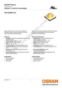 GW CSSRM1.CC-MSMT-5F-1-700-R18-XX Datasheet Cover