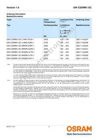 GW CSSRM1.EC-MPMR-5YC8-1 Datasheet Page 2