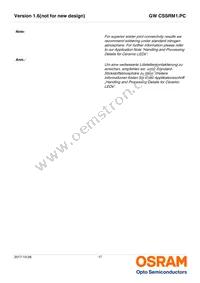 GW CSSRM1.PC-MFNQ-5L7N-1-700-R18 Datasheet Page 17
