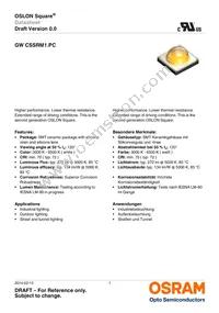 GW CSSRM1.PC-MUNQ-5F7G-K2M1-700-R18-XX Datasheet Cover