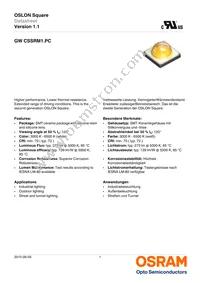 GW CSSRM1.PC-MUNQ-5L7N-1-700-R18 Datasheet Cover