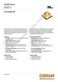GW CSSRM2.PM-MUNQ-XX51-1-700-R18 Datasheet Cover
