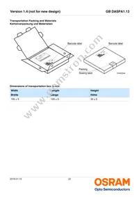 GW DASPA1.EC-HQHS-5H7I-KM-100-R18 Datasheet Page 22