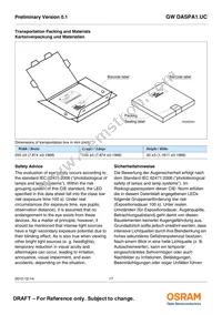 GW DASPA1.UC-HTHU-7D8D-LN-100-R18-LM Datasheet Page 17