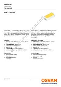 GW JCLPS1.EM-HPHR-XX57-1-65-R18 Datasheet Cover