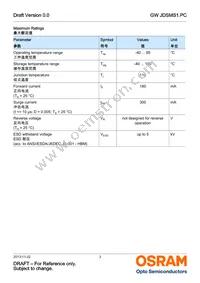 GW JDSMS1.PC-FSFU-5R8T-L1N2 Datasheet Page 3