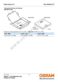 GW JDSMS1.PC-FSFU-5R8T-L1N2 Datasheet Page 21