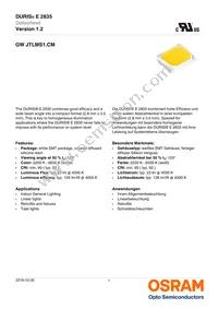 GW JTLMS1.CM-G7GV-A131-1-60-R33 Datasheet Cover