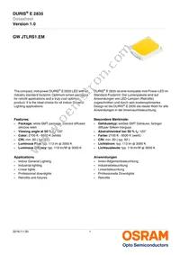 GW JTLRS1.EM-K1K4-XX58-1-100-Q-R33 Datasheet Cover