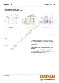 GW JTLRS1.EM-KZK3-A838-1-100-R18 Datasheet Page 17