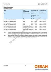 GW KAFJB3.CM-RSRT-40S3 Datasheet Page 2