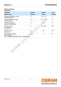 GW KAGGB3.EM-QSQT-65S3-T02 Datasheet Page 3