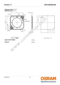 GW KAGGB3.EM-QSQT-65S3-T02 Datasheet Page 13