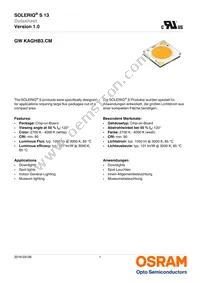 GW KAGHB3.CM-RPRQ-40S3 Datasheet Cover