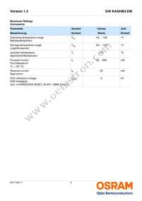 GW KAGHB3.EM-RSRT-57S3-T02 Datasheet Page 3