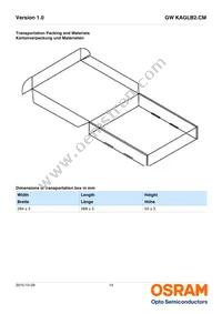 GW KAGLB2.CM-STSU-40S3-T05 Datasheet Page 14