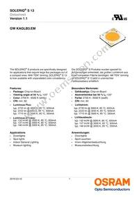 GW KAGLB3.EM-SUTP-40S3-T02 Datasheet Cover