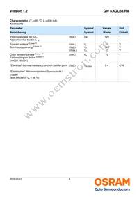 GW KAGLB3.PM-TQTR-50S3-T02 Datasheet Page 4