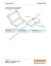 GW KAHLB1.EM-TRTU-40S3-T02 Datasheet Page 14