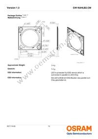 GW KAHLB2.CM-SUTP-30B3-T02 Datasheet Page 12