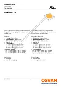 GW KAHQB2.EM-UTUU-30S3-T02 Datasheet Cover