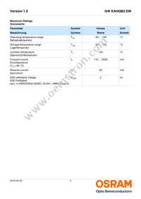 GW KAHQB2.EM-UTUU-30S3-T02 Datasheet Page 3